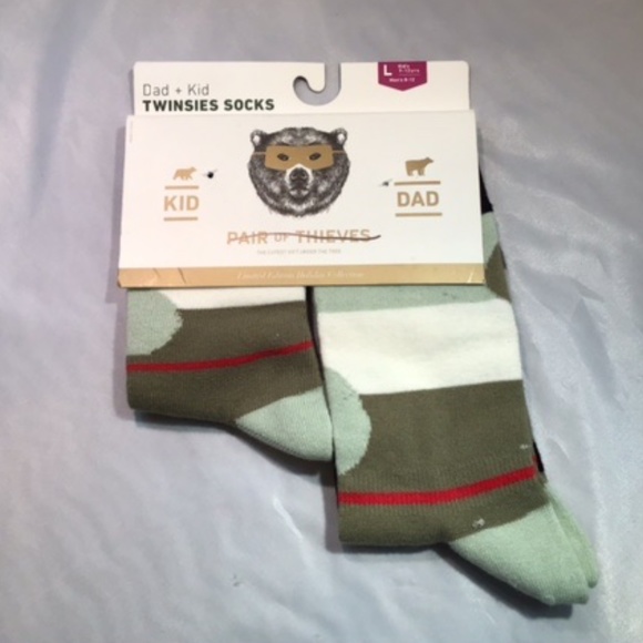 Pair of Thieves Twinsies Sock Set for Dad and Kid - Picture 1 of 3